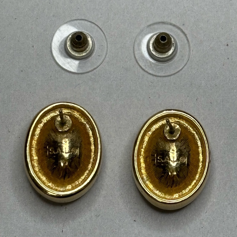 Swarovski S.A.L. Vintage Post Earrings #4832 View 4